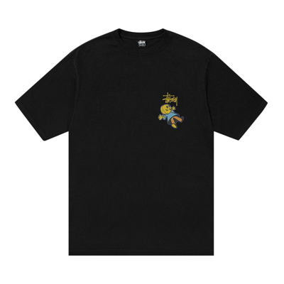 Pre-owned Stussy Dollie Pigment Dyed Tee 'black'