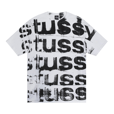 Pre-owned Stussy Stamp Tee 'white'