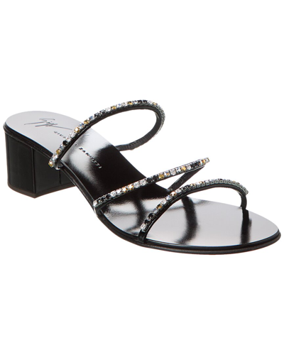 Giuseppe Zanotti Roll 40 Sandal In Black