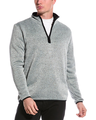 Weatherproof Vintage Sweaterfleece 1/4-zip Pullover In Grey