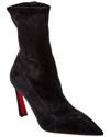 Christian Louboutin Condora Pointed Toe Bootie In Black