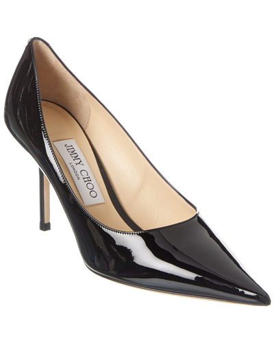 Jimmy Choo Love 85 Patent Pump In Black