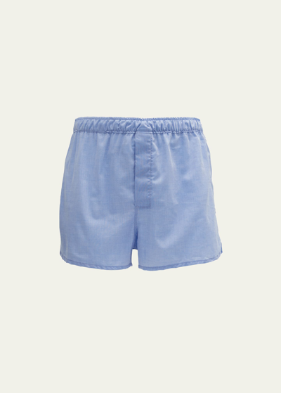 Derek Rose Men's Amalfi 1 Modern Fit Boxers In Blue