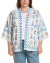 JOHNNY WAS JOHNNY WAS PLUS ORIEL LINEN KIMONO