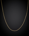 Italian Gold 14k  Paperclip Chain Necklace