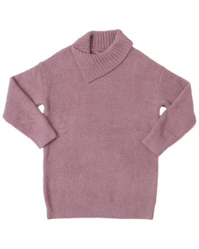 Barefoot Dreams Cozychic Cowl Neck Tunic In Pink