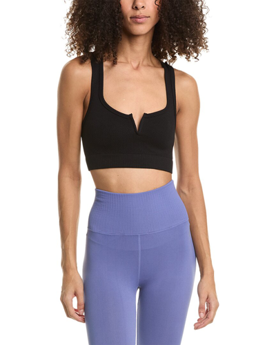 Free People Fp Cares Plank All Day V Bra In Black