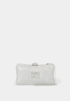 BEBE DIANNA HARDSHELL DIAMOND CLUTCH