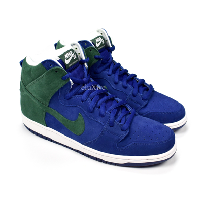 Pre-owned Nike Dunk High Pro Sb 'seahawk' Ds Shoes In Blue