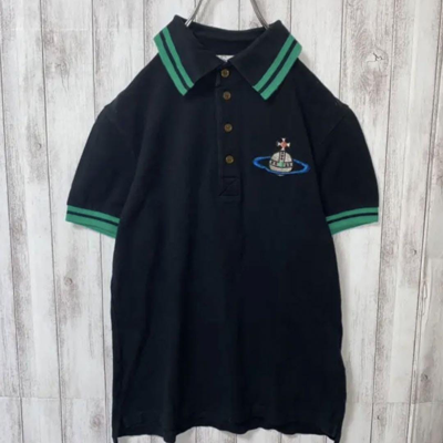 Pre-owned Vivienne Westwood Og Orb Polo Shirt In Black