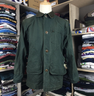Pre-owned L L Bean X Vintage L.l Bean Workwear Jacket Travis Style In Dark Green