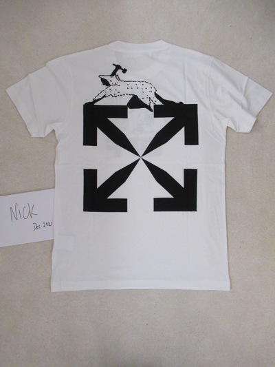 Pre-owned Off-white Tracktor T-shirt Virgil Arrows Small In Black