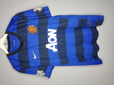 Pre-owned Nike X Soccer Jersey 11 2011/12 Nike Manchester United Away Football Shirt In Blue