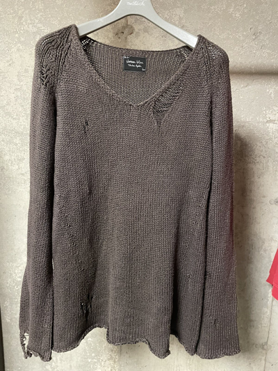 Pre-owned Number N Ine X Takahiromiyashita The Soloist Ss07 Number (n)ine Grunge Knit In Brown