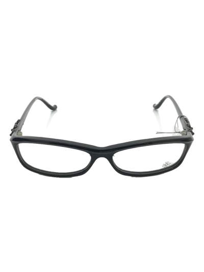 Pre-owned Chrome Hearts Bearded Baby  Glasses In Black