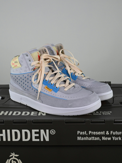 Pre-owned Jordan Nike Jordan 2 Union Grey Fog - Size 11 Shoes