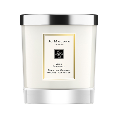 Jo Malone London Wild Bluebell Scented Home Candle 7.0 oz (200g) In Blue / White