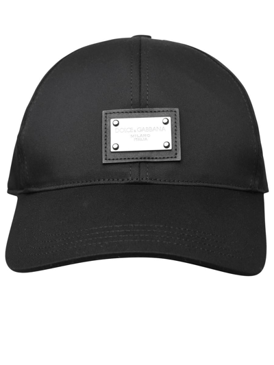 Dolce & Gabbana Hat In Black Cotton Blend