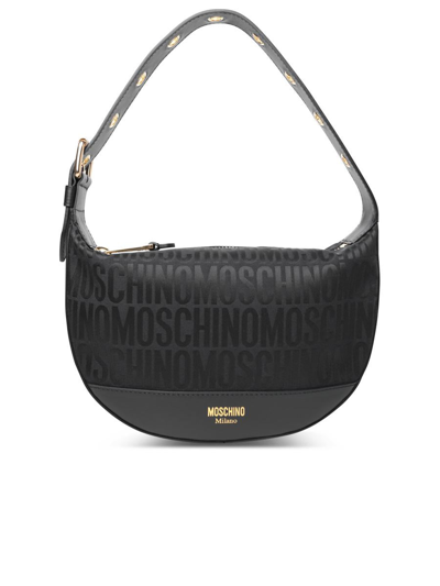 Moschino Logo Logo Bag In Black