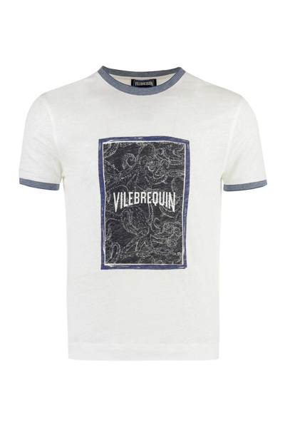 Vilebrequin Printed Wool T-shirt In White