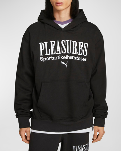 PUMA X PLEASURES MEN'S GRAPHIC HOODIE