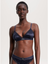 TOMMY HILFIGER LOGO LACE SATEEN TRIANGLE BRA