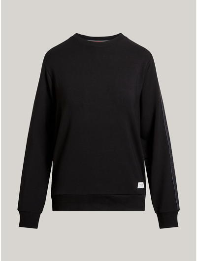 Tommy Hilfiger Solid Track Top In Black