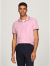 Tommy Hilfiger Regular Fit Tommy Wicking Polo In Pink Heather