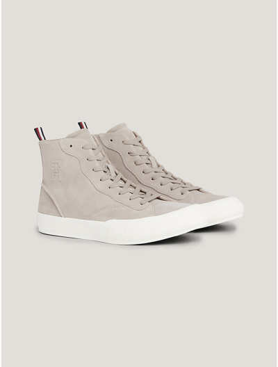Tommy Hilfiger Suede High In Smooth Taupe