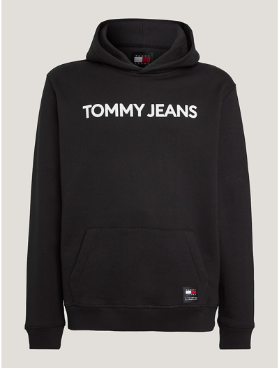 Tommy Hilfiger Bold Logo Hoodie In Black