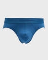 2(x)ist Men's Dream Cotton-stretch Low Rise Briefs In Dark Blue