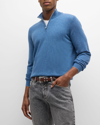 Brunello Cucinelli Cashmere Sweater In Blue