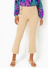 Lilly Pulitzer 37" Parrish Bi-stretch Crop Flare Pant In Evening Sand In Multi