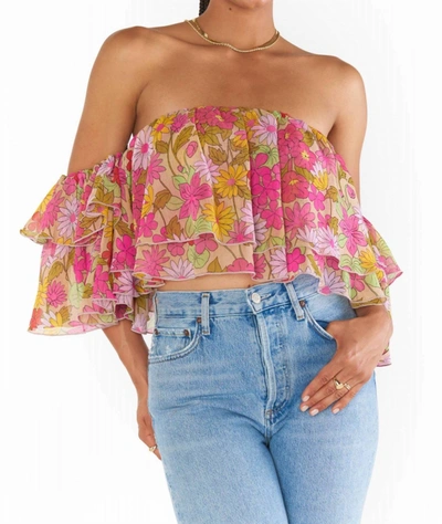 Show Me Your Mumu Rossella Floral Top In Carnaby Floral In Multi