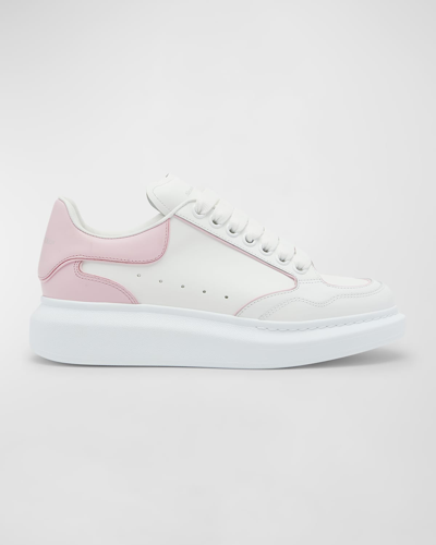 Alexander Mcqueen Oversized Sneakers In White Pale Pink