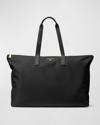 Michael Michael Kors Jet Set Large Travel Packable Tote Bag In Black