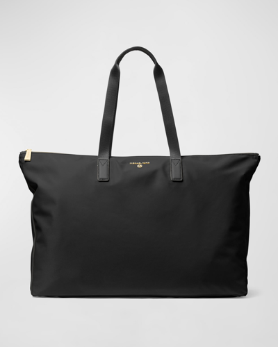 Michael Michael Kors Jet Set Large Travel Packable Tote Bag In Black