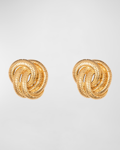 Jennifer Behr Women's 14k-gold-plated Knot Stud Earrings