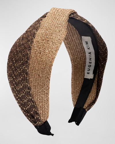 EUGENIA KIM ROSANNA TWO-TONE METALLIC HEADBAND