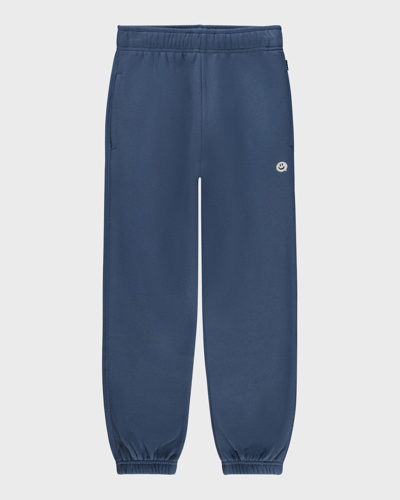 Molo Kids' Adan Track Pants In Moonlight Blue