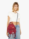 MOTHER THE LUCKY CHARMS MINI BACKPACK MAROON SKIRT