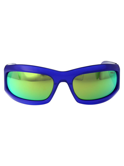 Marcelo Burlon County Of Milan Sunglasses In 4555 Blue