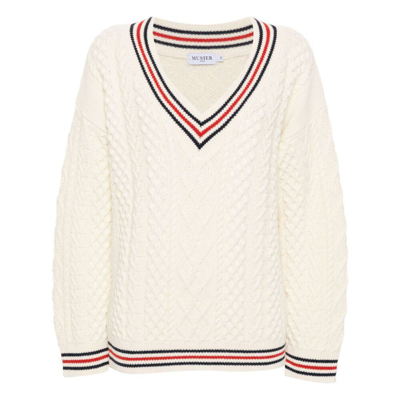 Musier Cable-knit Jumper In Neutrals