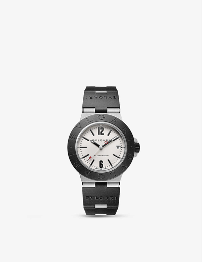 Bvlgari Rubber Aluminium Titanium Automatic Watch