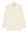 CLUB MONACO WIDE WALE CORDUROY LONG SLEEVE SHIRT