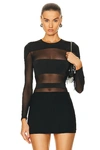 Ser.o.ya Ciar Bodysuit In Black