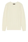 BEAMS CABLE SWEATER