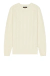Beams Crew Cable 5g In White