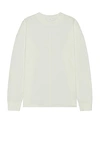 The Row Drago Long Sleeved Cotton T-shirt In White