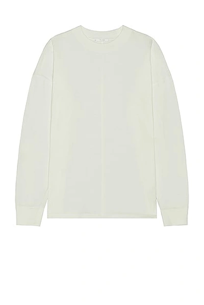 The Row Drago Cotton Sweatshirt In White